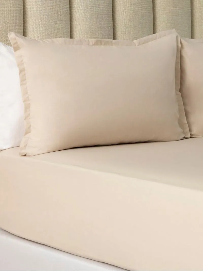 Granny Goose Most Breathable 200 Thread Count Cotton Flat Sheet Natural