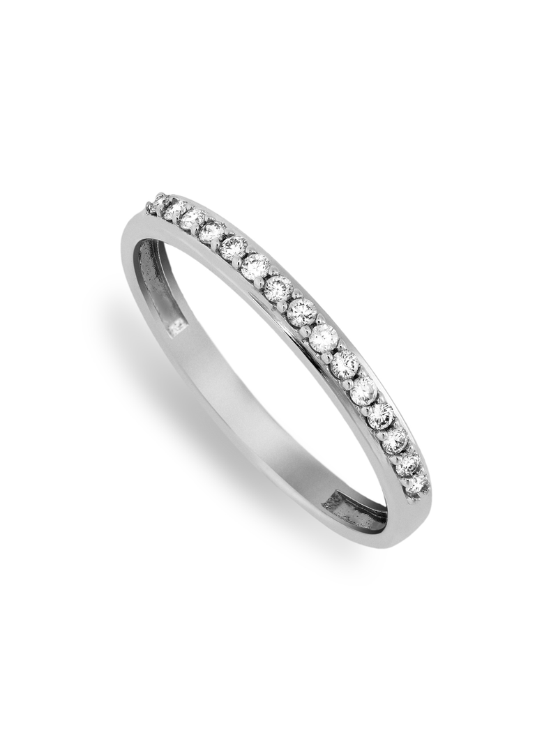 9ct White Gold 0.15ct Diamond Eternity Ring