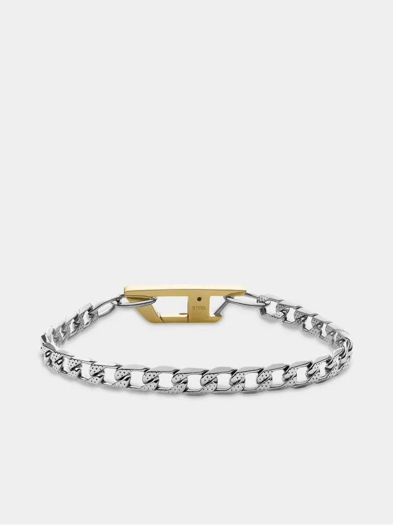 Diesel Stainless Steel Lobster Clasp Bracelet