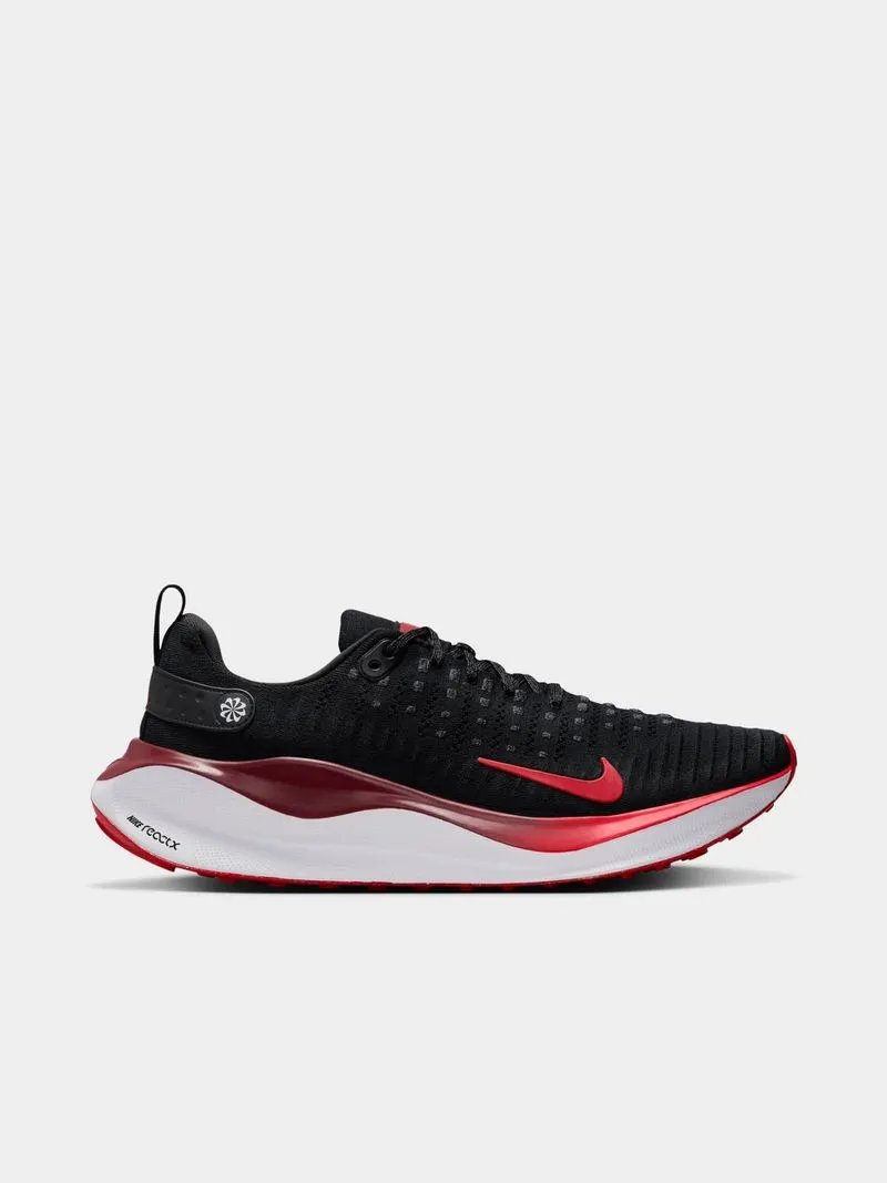 Mens Nike InfinityRN 4 Black/Red/White Running Shoes