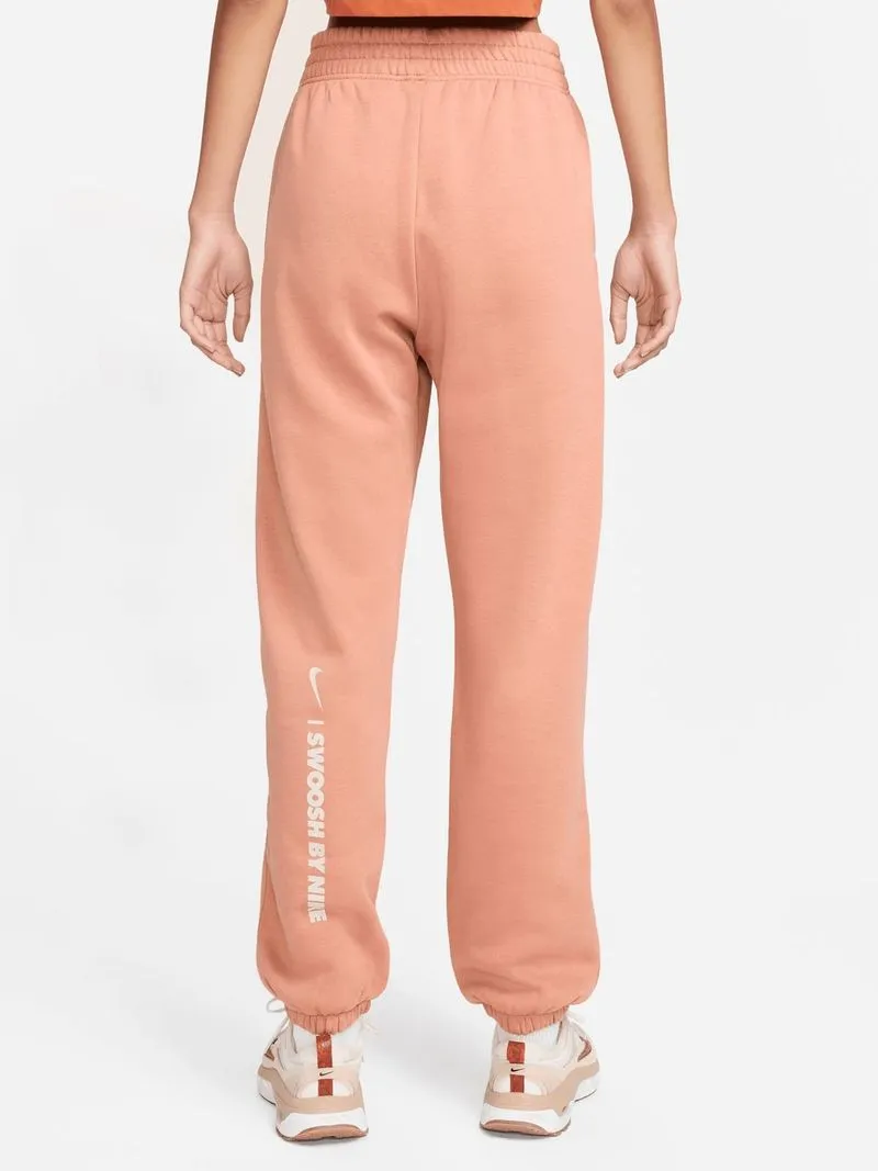 Women's Nike Sportswear Loose Orange Fleece Pants