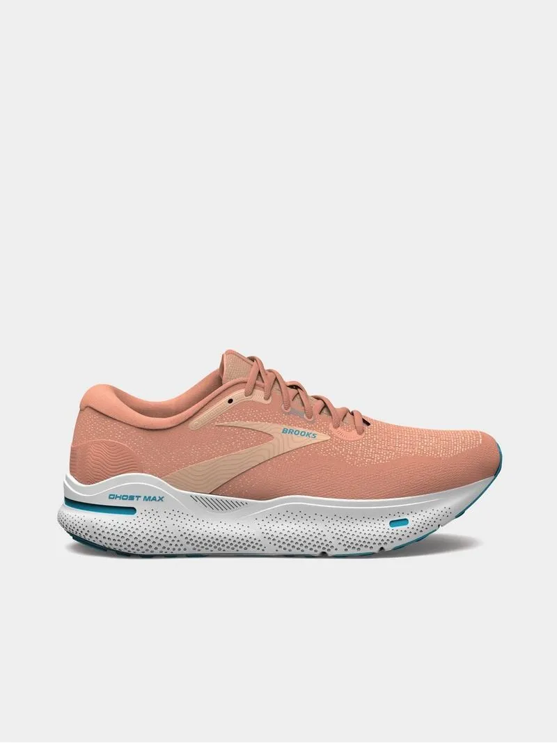 Womens Brooks Ghost Max Papaya/Apricot/Blue Running Shoes