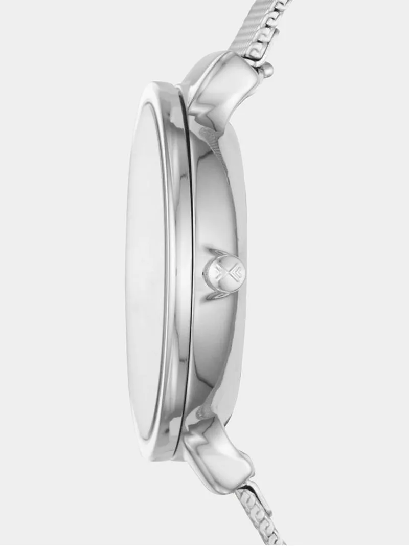 Skagen Women's Ancher Silver Plated Stainless Steel Mesh Watch