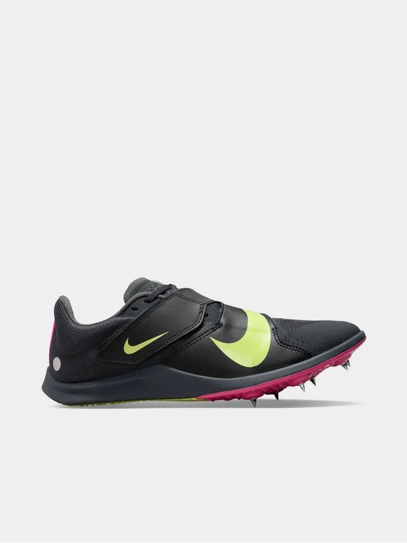 Mens Nike Zoom Rival Jump Black/Pink Sprinter Shoes