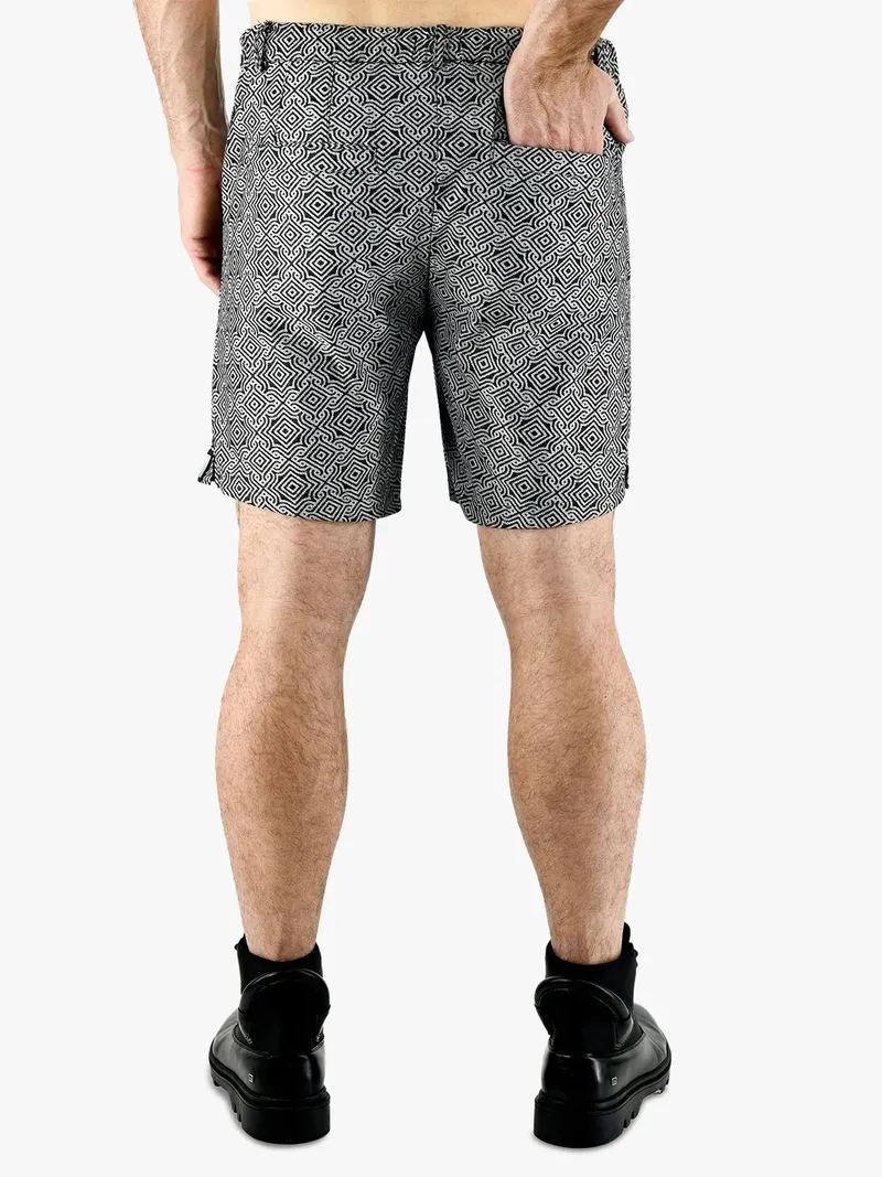 Men's Zeitgeist Multi Woven Jaquard Zip Fly Shorts