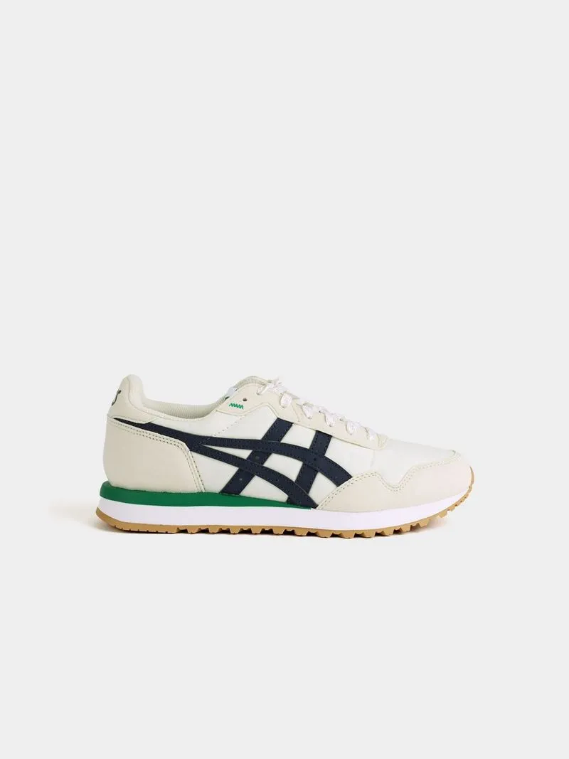Mens Asics Tiger Runner II Cream/Navy Sneaker