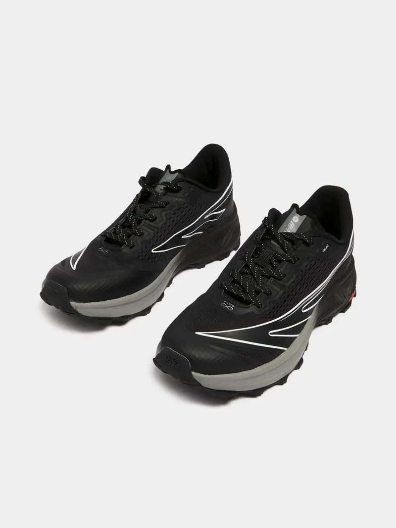 Womens Hi-Tec Flash Trail Moonless Night/White Trail Running Shoes