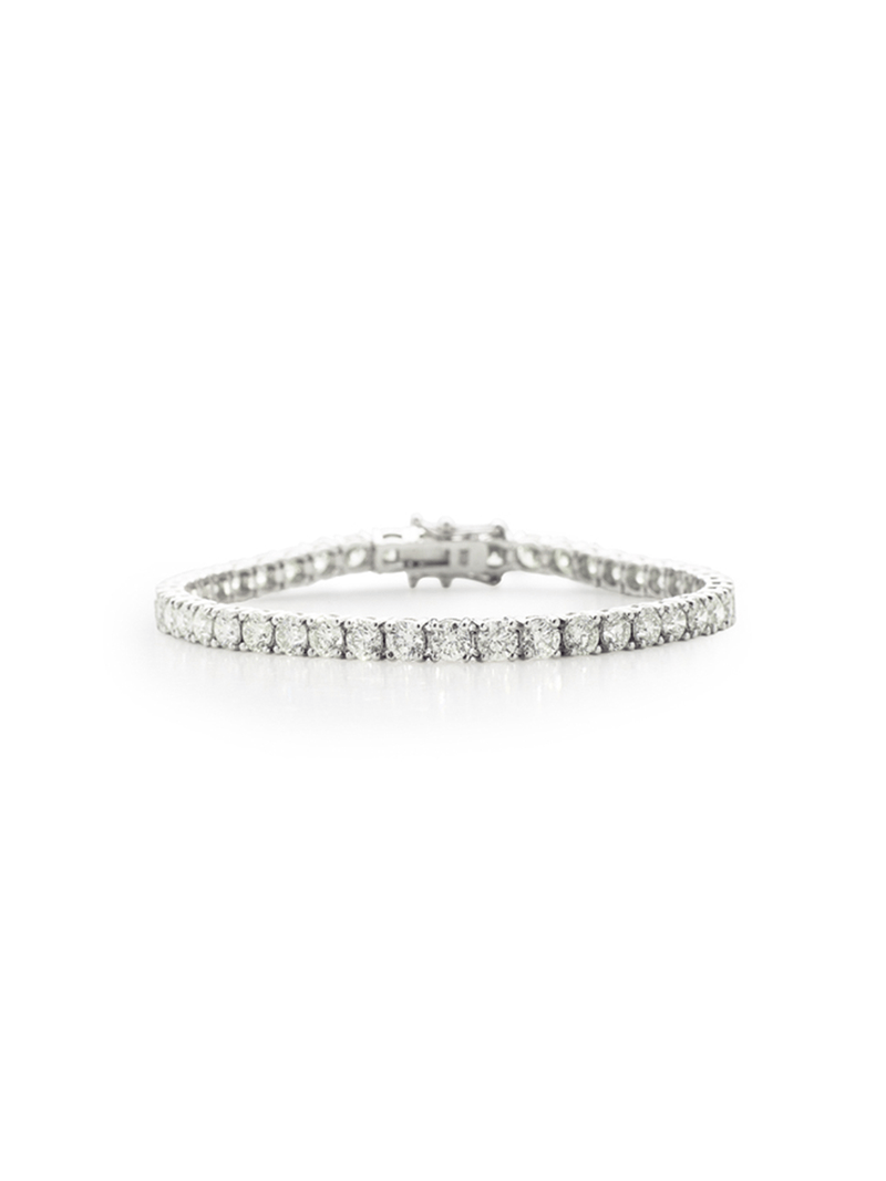 White Gold 10ct Diamond Tennis Bracelet