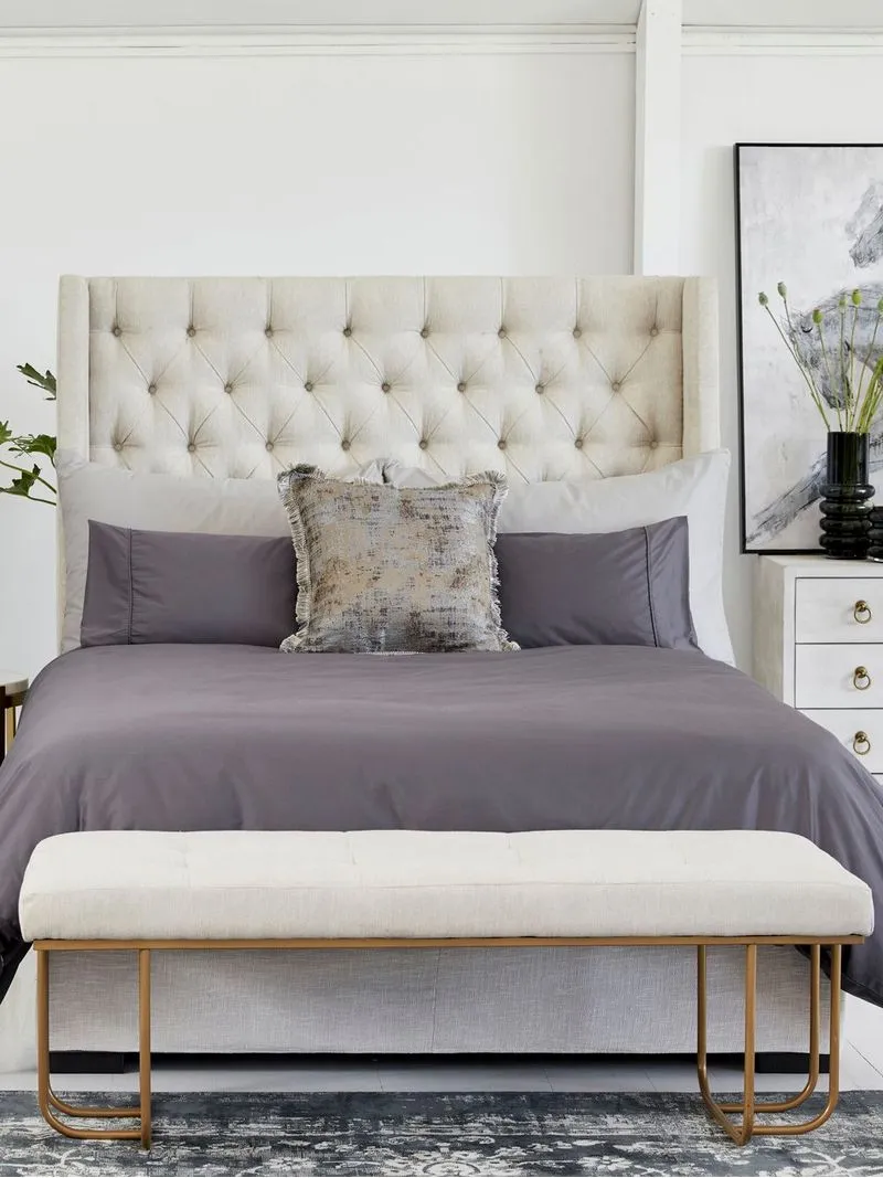 Gold Seal Certified Egyptian Cotton 600 Thread Count Pillowcase Charcoal