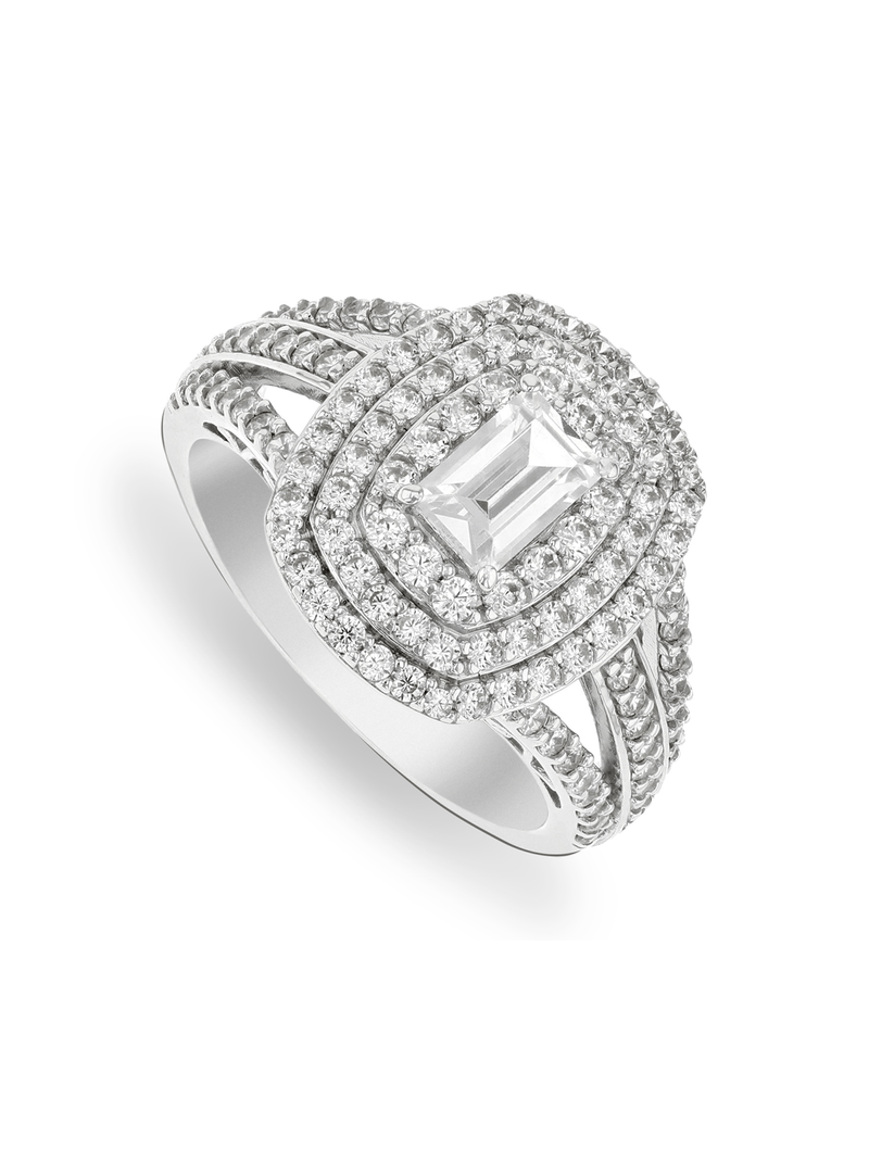 Cheté Sterling Silver & Cubic Zirconia Taj Mahal Ring