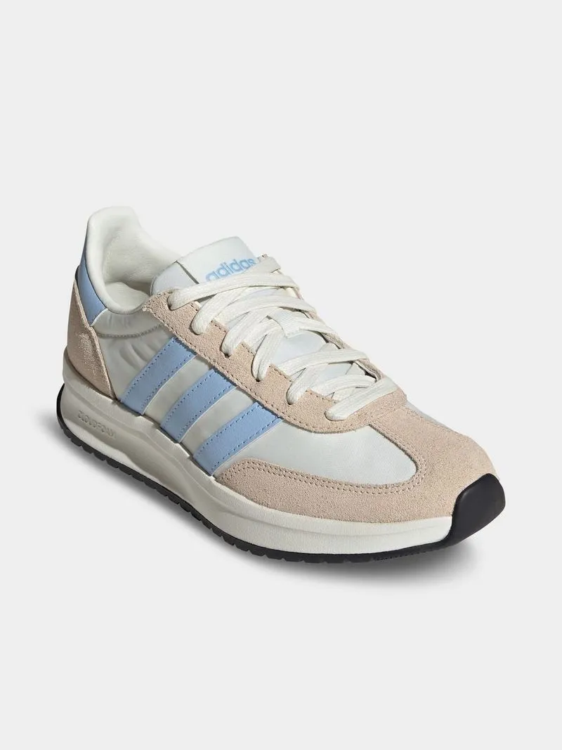 Womens adidas Run 72 Off White/Glow Blue/Ivory Sneakers