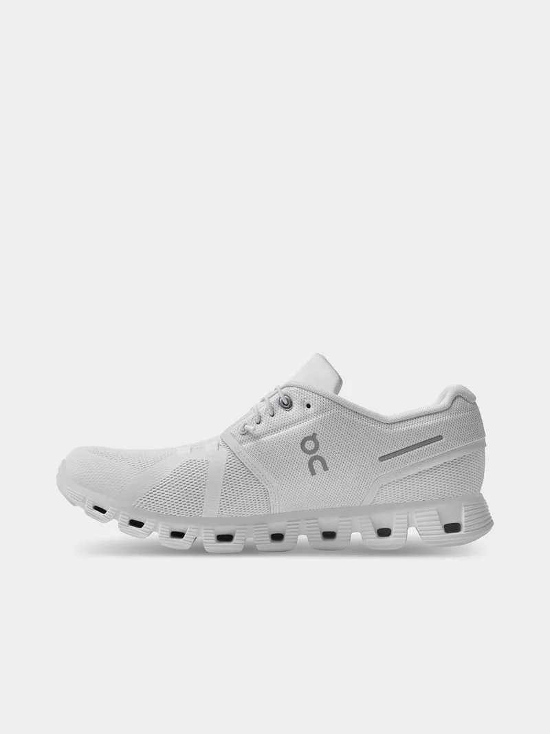 Mens On Running Cloud 5.0 White Running Shoes