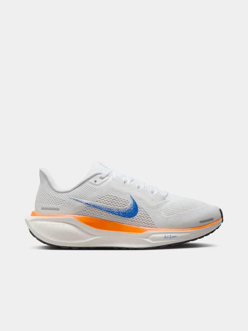 Womens Nike Air Zoom Pegasus 41 Blueprint Blue/White/Orange Running Shoes