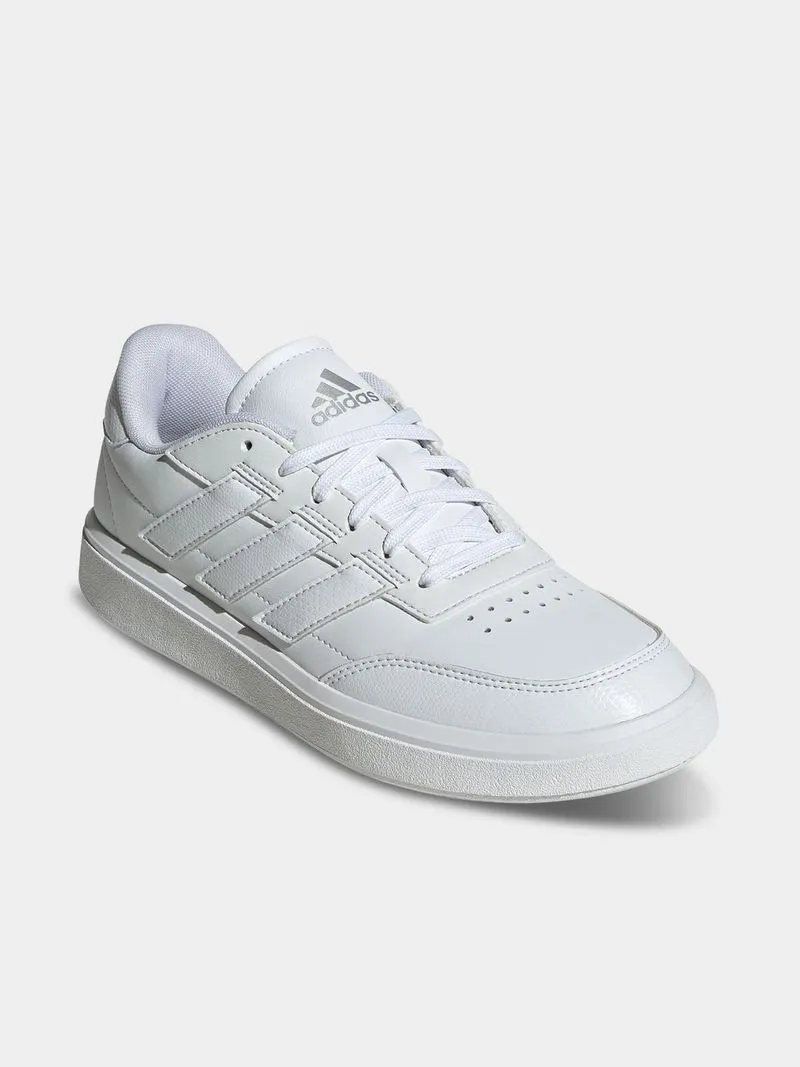 adidas Originals Women's Court Block White Sneaker