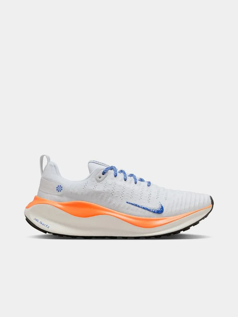 Womens Nike InfinityRN 4 Blue/White/Orange Running Shoes