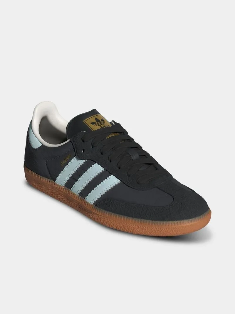adidas Originals Women's Samba Black/Charcoal Sneaker