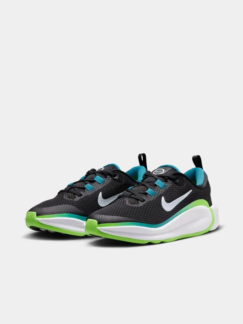 Junior Grade School Nike Infinity Flow Black/Blue/Green Running Shoes