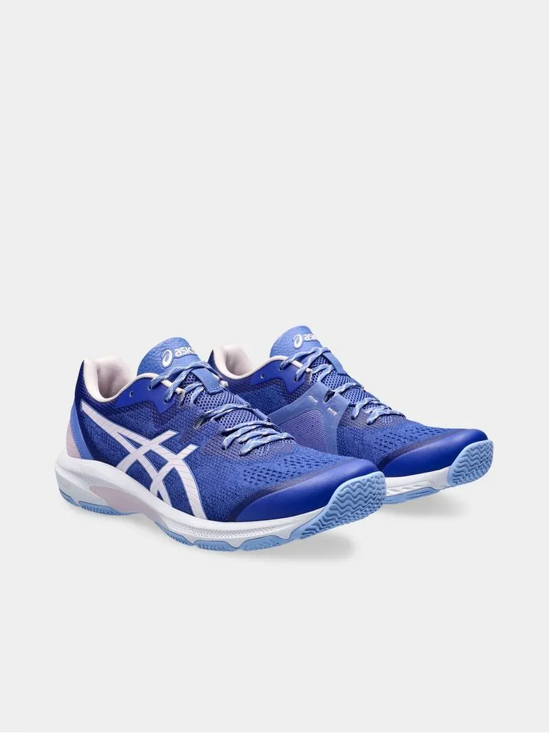 Womens Asics Netburner Shield Sapphire/Cosmos Court Shoes