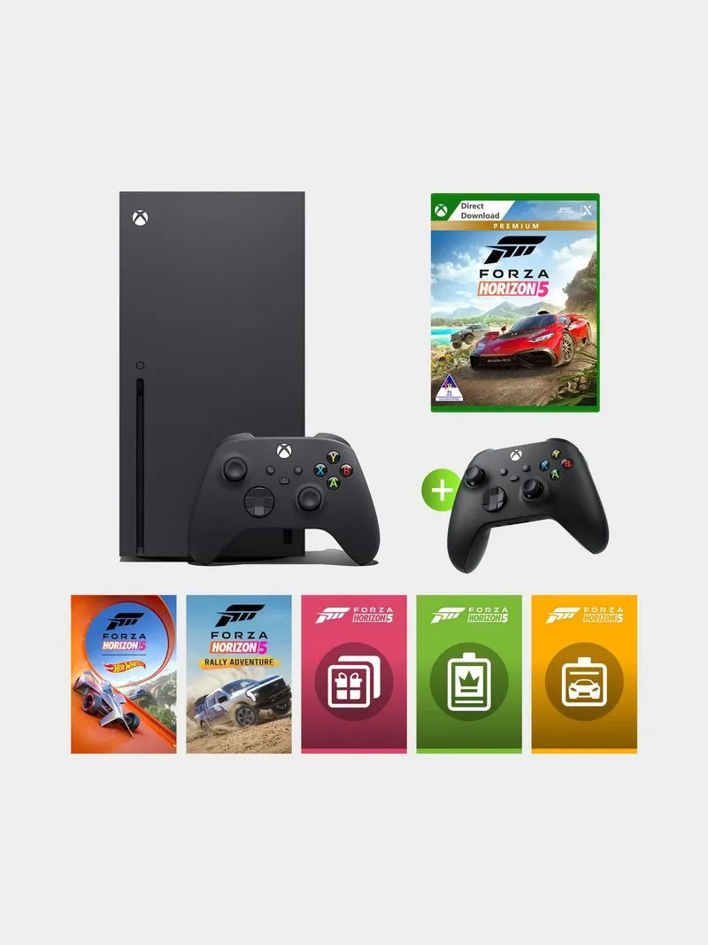 Xbox Series X + Forza Horizon 5 Prmium Edtn & Extra Controller