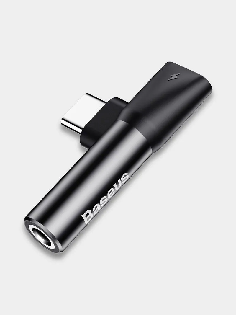 Baseus L41 Type C to Type C and 3.5mm Female Audio and Charge Adapter