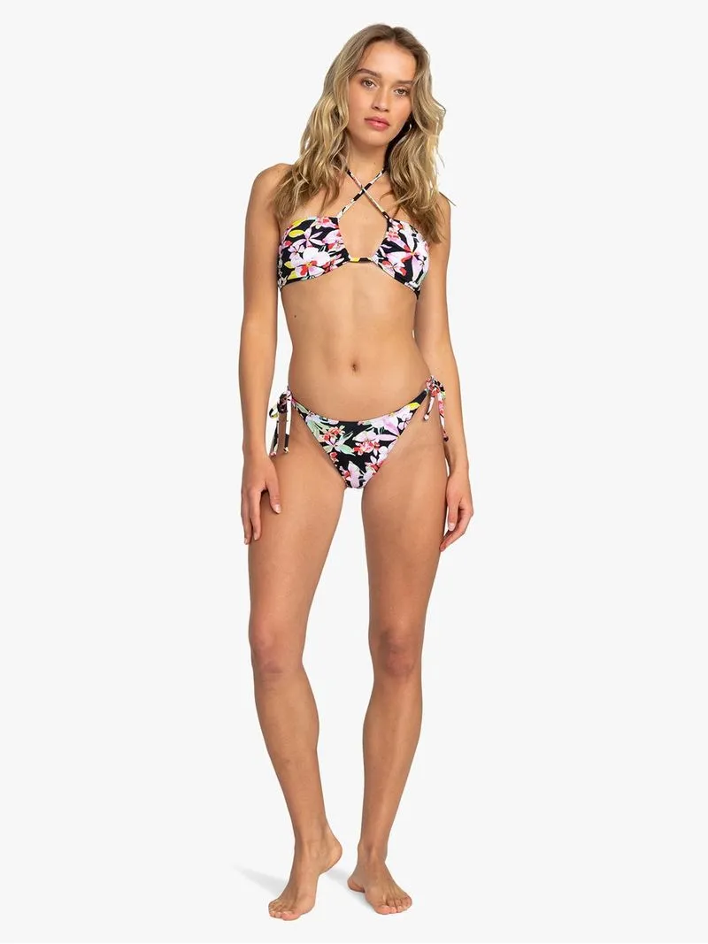 Women's Roxy Anthracite New Life Beach Classic Triangle Bikini Top