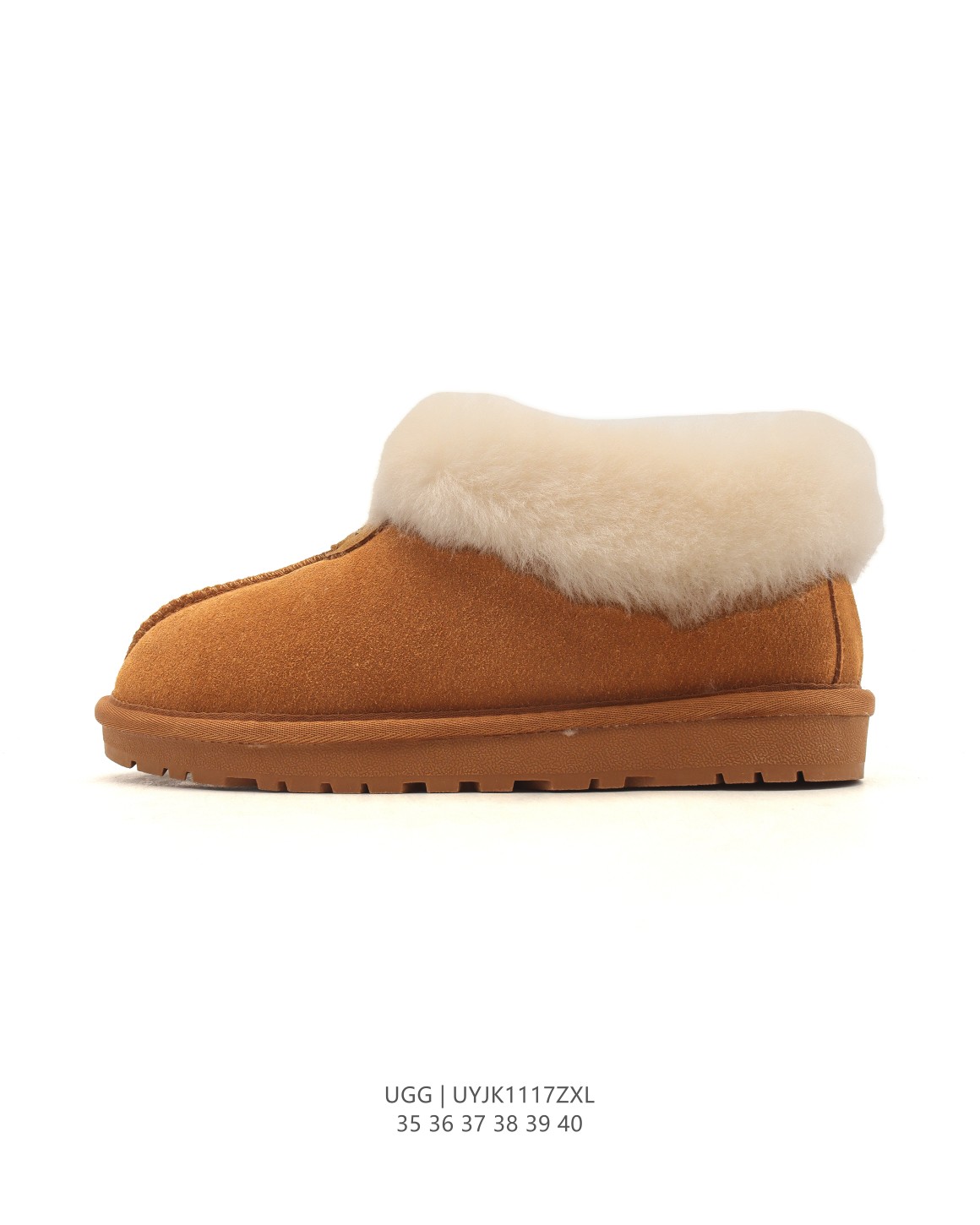 UGG snow boots with a large fur collar! A must-have for fall and winter.