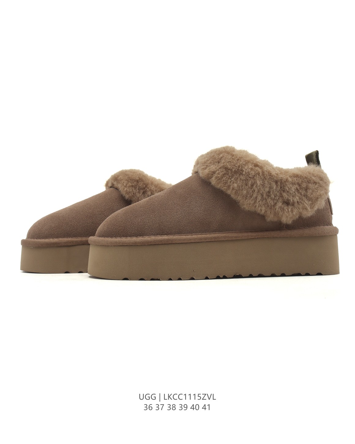 UGG snow boots with large fur collar