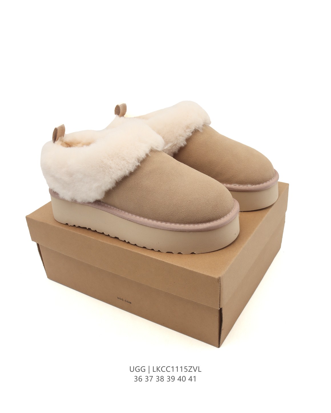 UGG snow boots with large fur collar