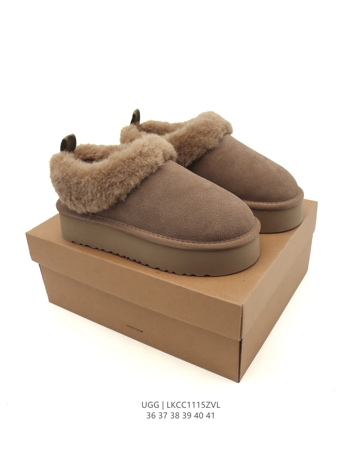 UGG snow boots with large fur collar