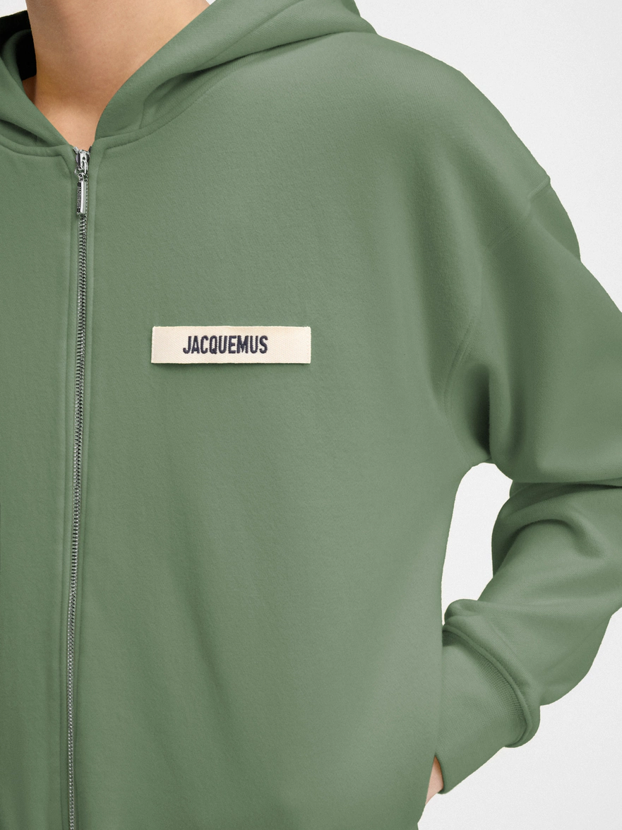 Le hoodie Gros Grain zippé