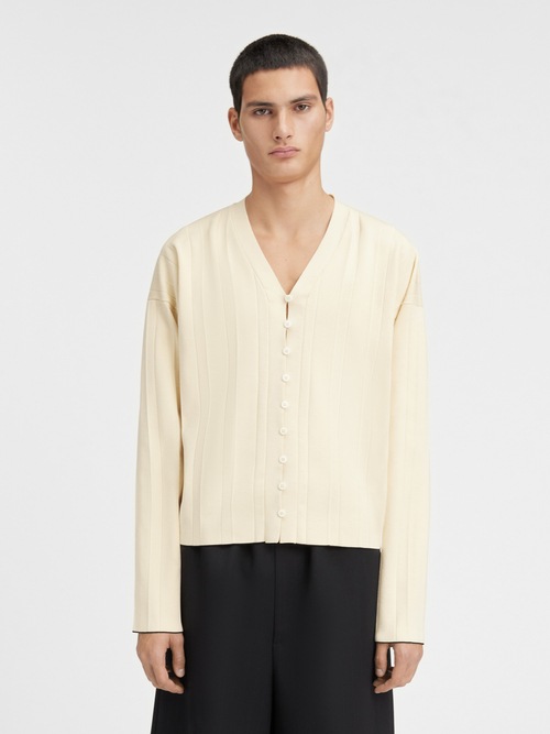 Le cardigan plissé