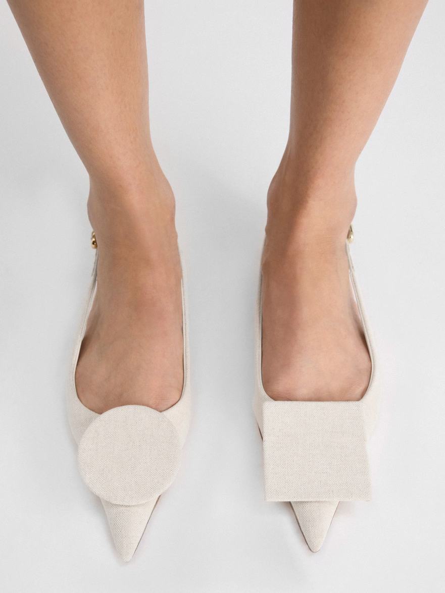 Les slingbacks Duelo plates