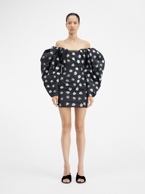 La robe Taffetas brodée