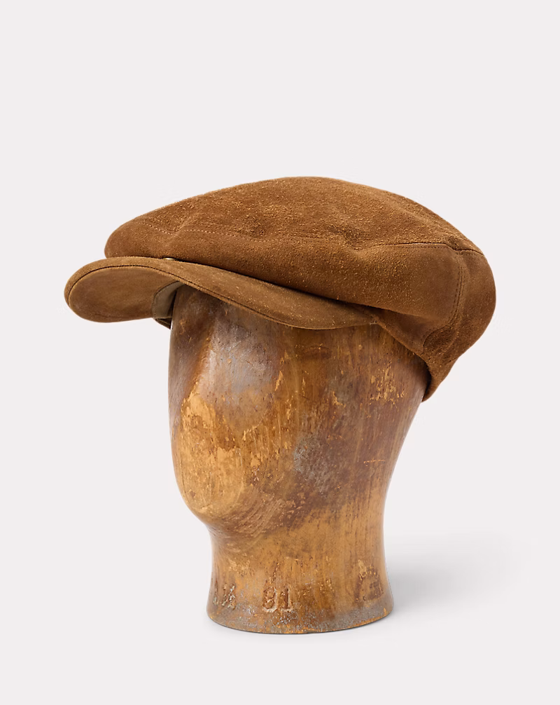 ラフアウト スエード ドライバーズ キャップ