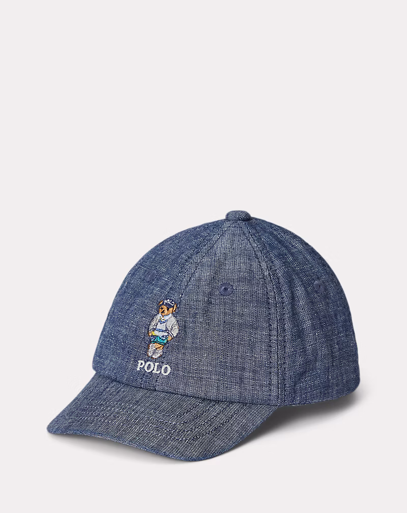 Polo ベア コットン シャンブレー ボール キャップ