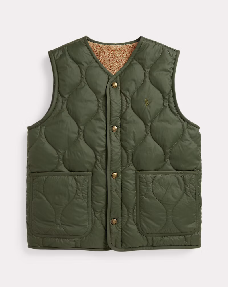 リバーシブル ダウン ベスト