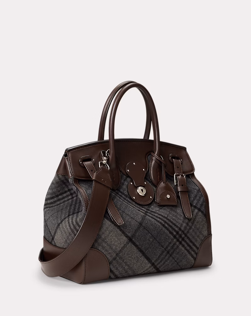 ソフト Ricky 33 チェック ウール バッグ