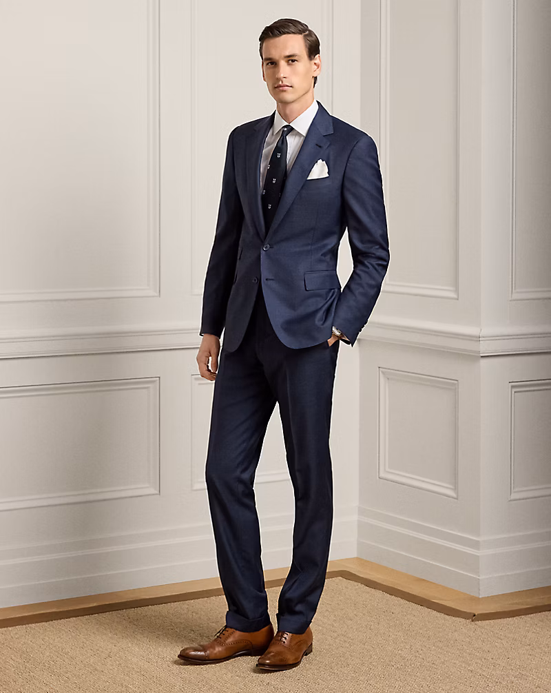 Gregory ハンドテーラード シャークスキン スーツ