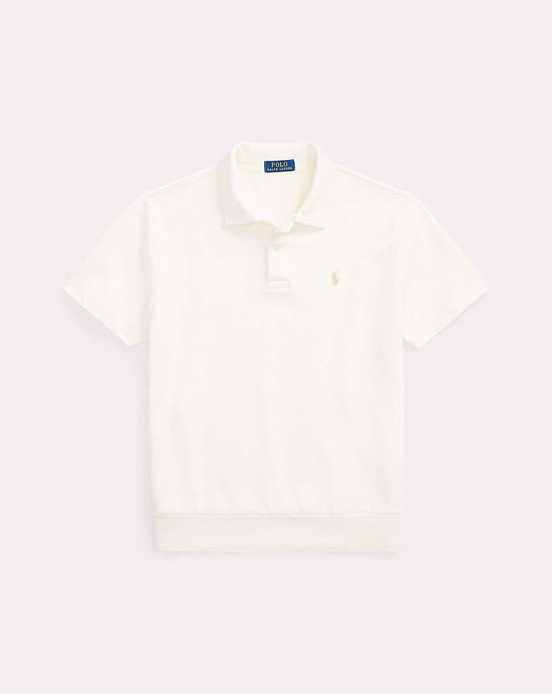 ループバック フリース ポロカラー スウェットシャツ