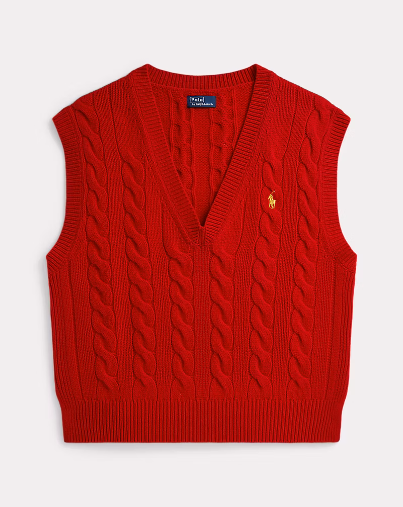 ルナー ニュー イヤー ウールカシミヤ ベスト