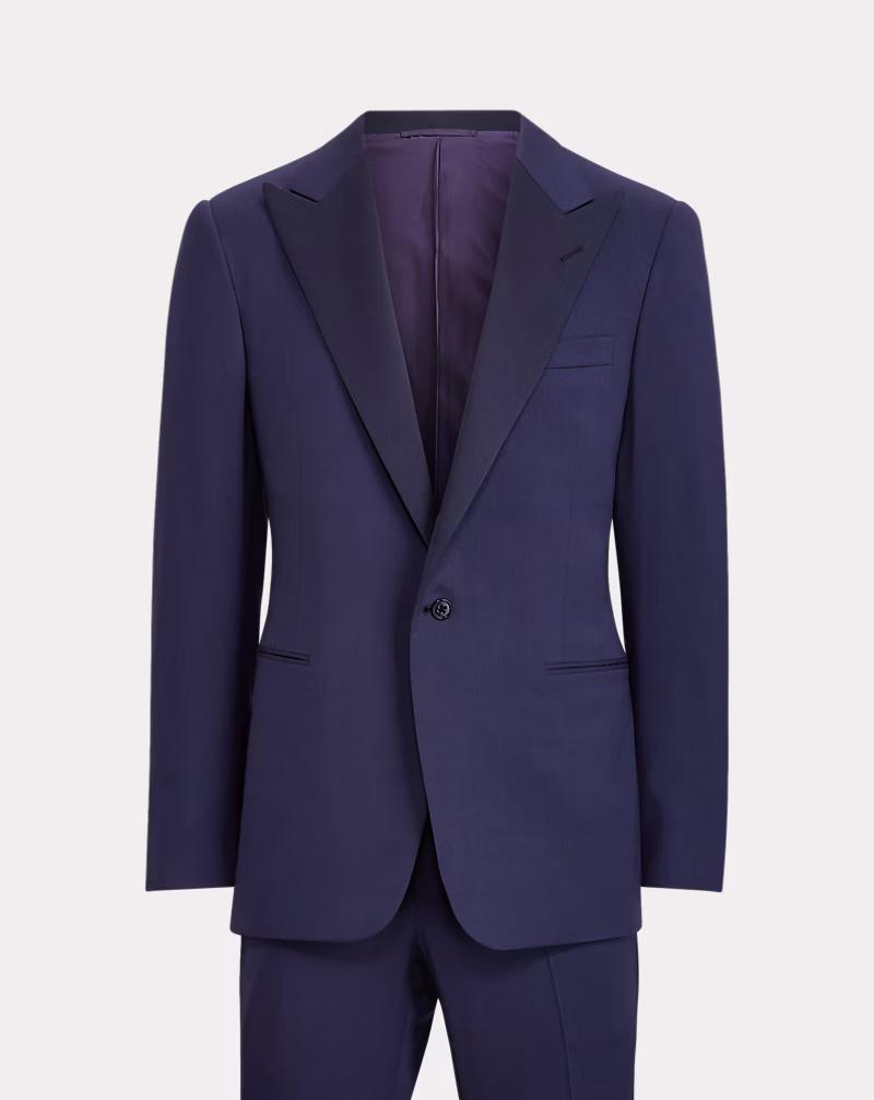 Gregory ハンドメイド ギャバジン ピーク タキシード