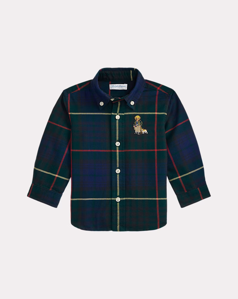 Polo ベア チェック オックスフォード シャツ