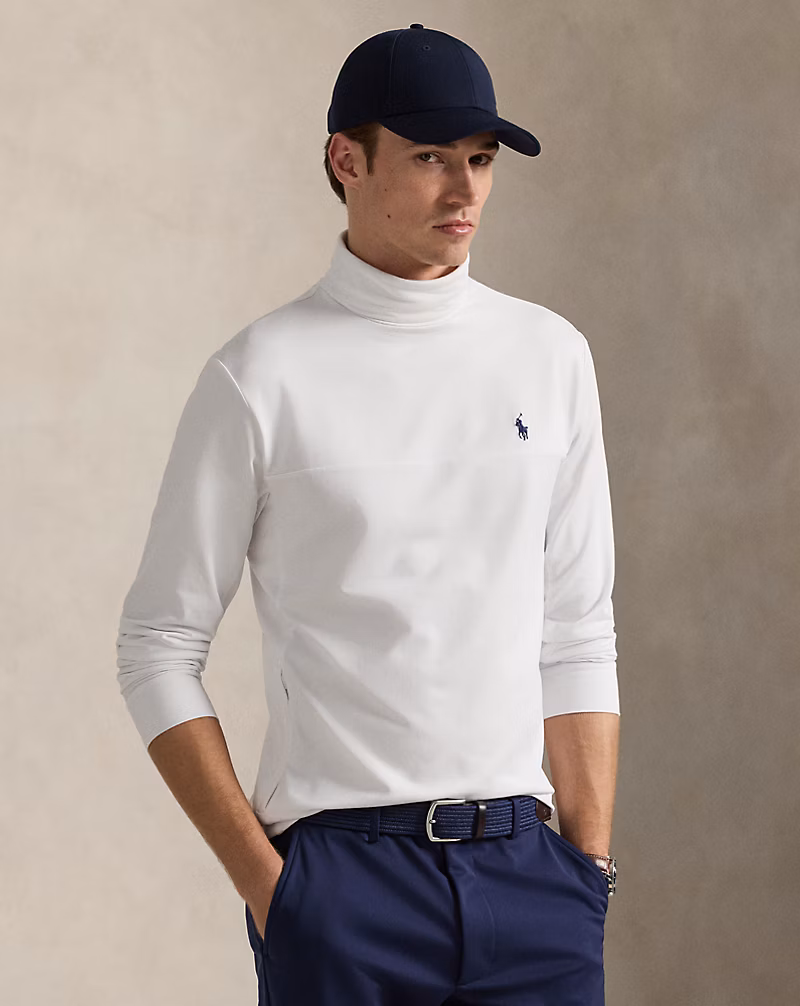 パフォーマンス ピケ モックネック