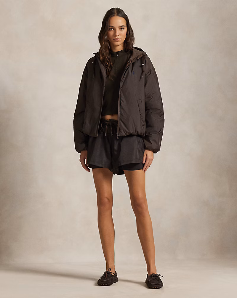 レイヤード ドローストリング ショートパンツ