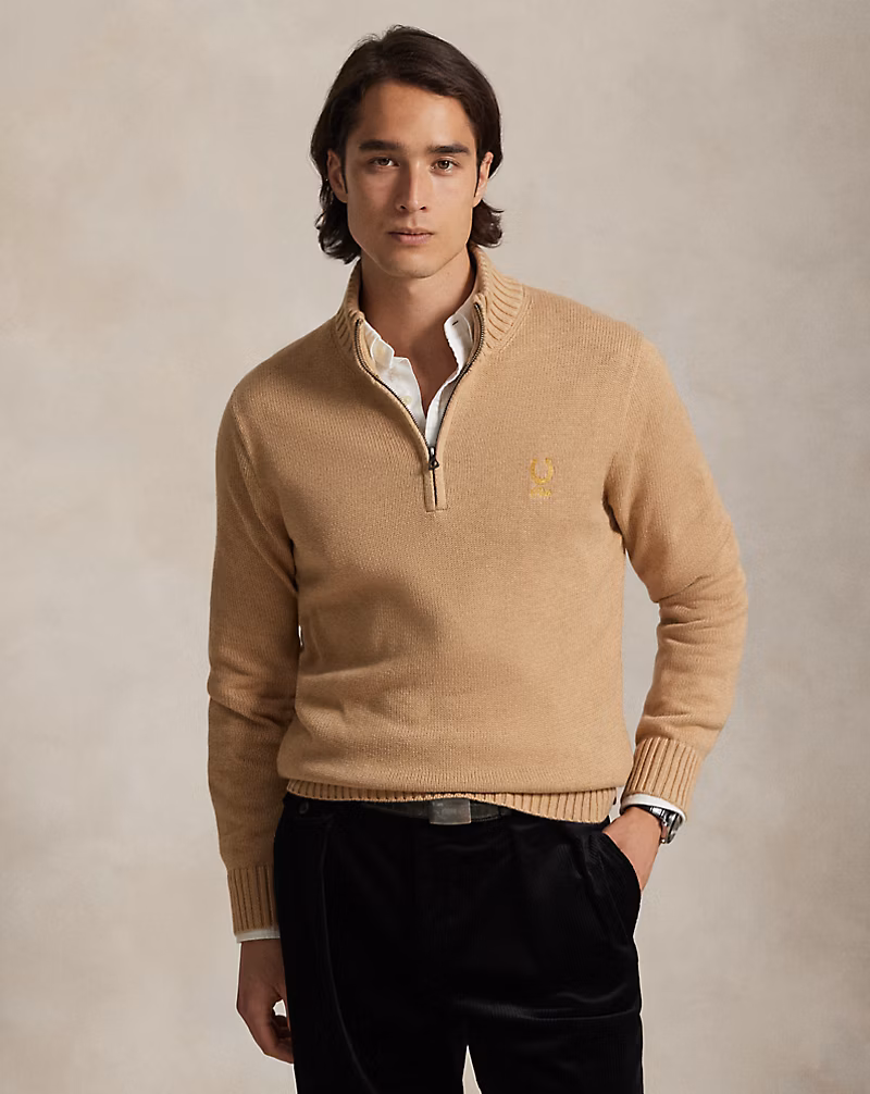 ルナー ニュー イヤー クォータージップ セーター