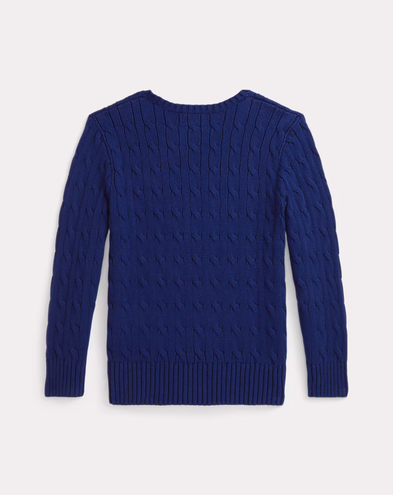 Polo ベア ケーブルニット コットン セーター