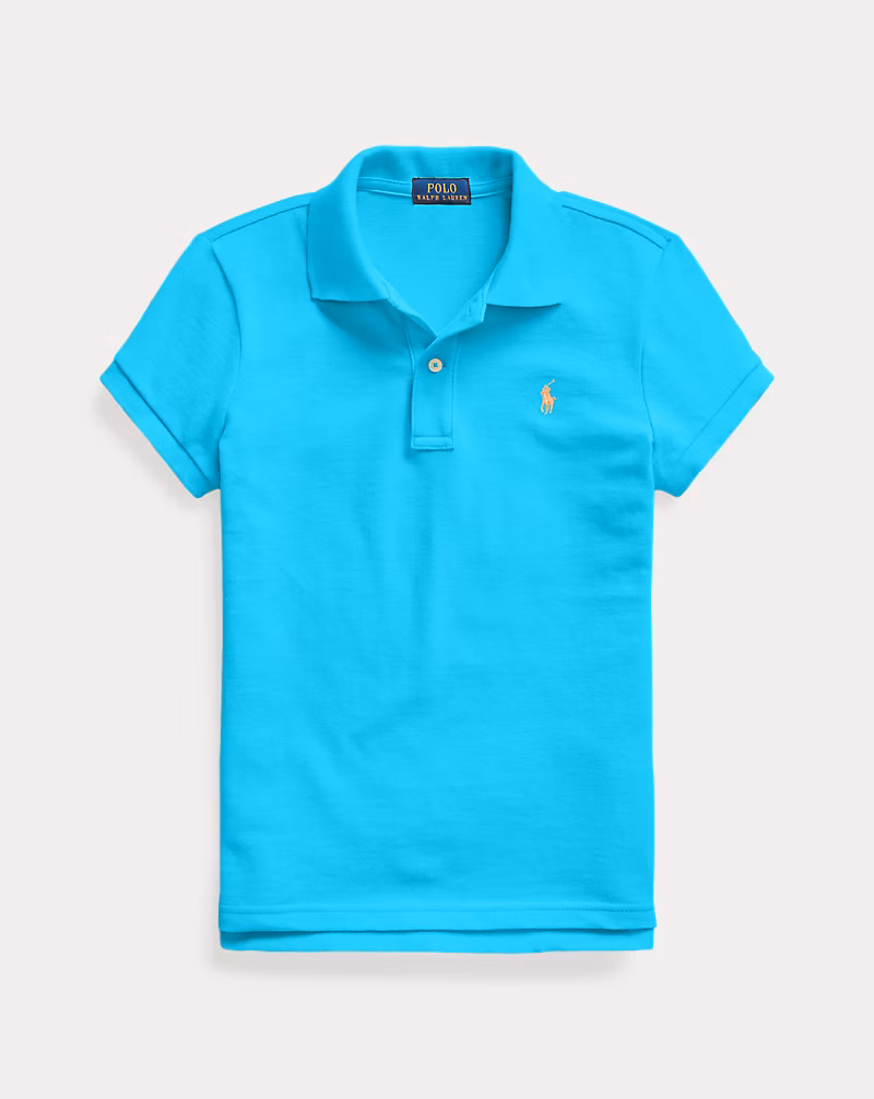 アイコニック コットン メッシュ ポロシャツ