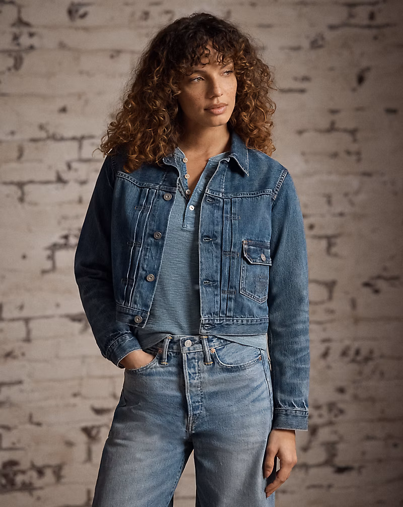 クロップド デニム ジャケット