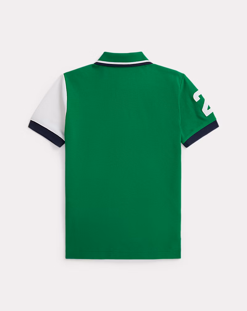 Polo ベア コットン メッシュ ポロシャツ