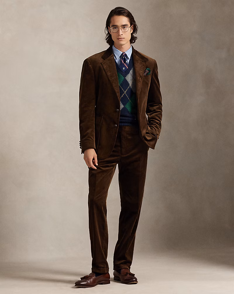 コーデュロイ スーツ トラウザー